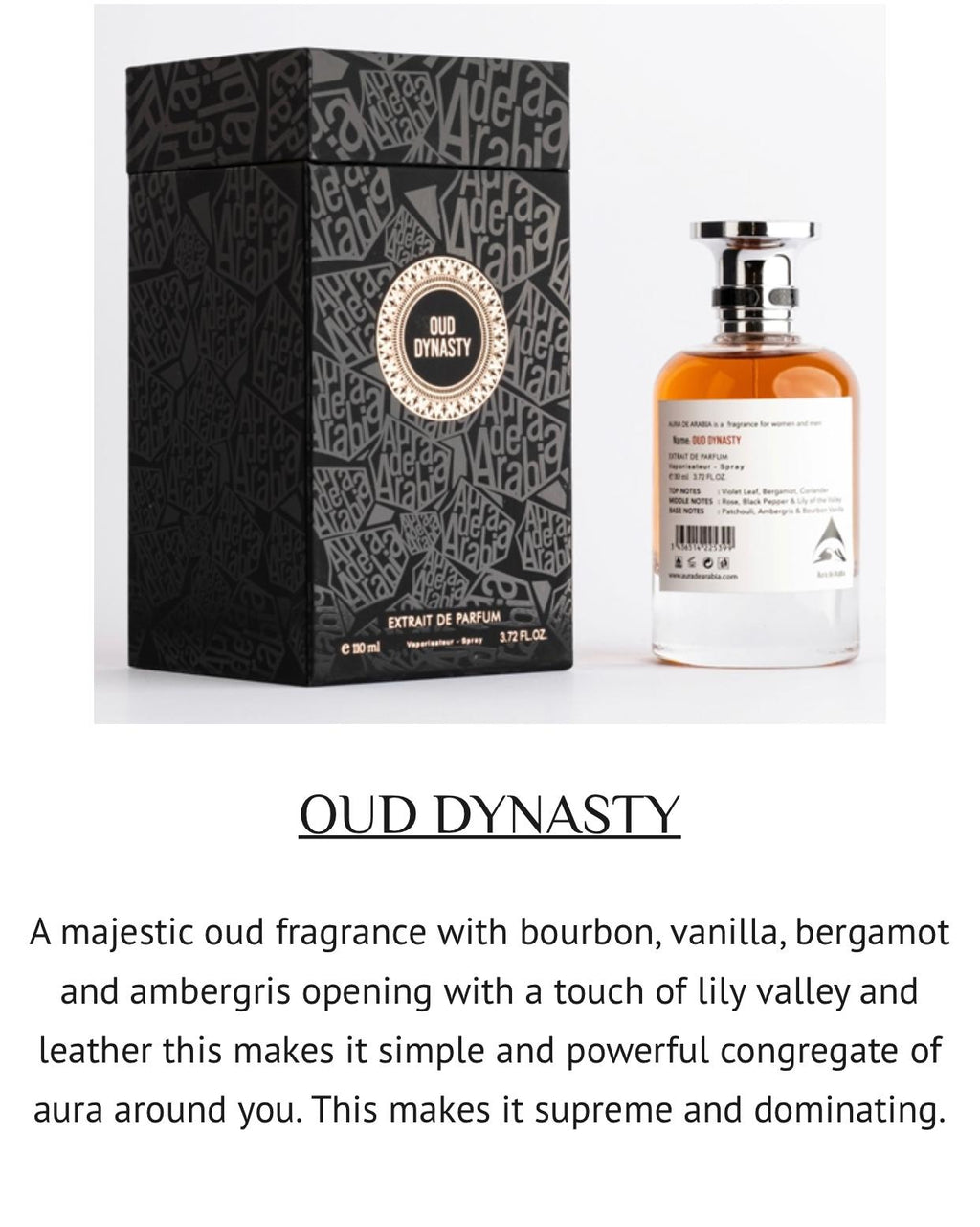 OUD DYNASTY 110 ml • Extrait de Parfum