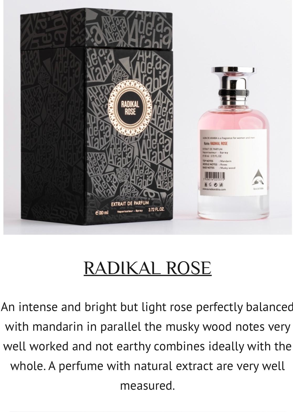 RADIKAL ROSE 110 ml • Extrait de Parfum