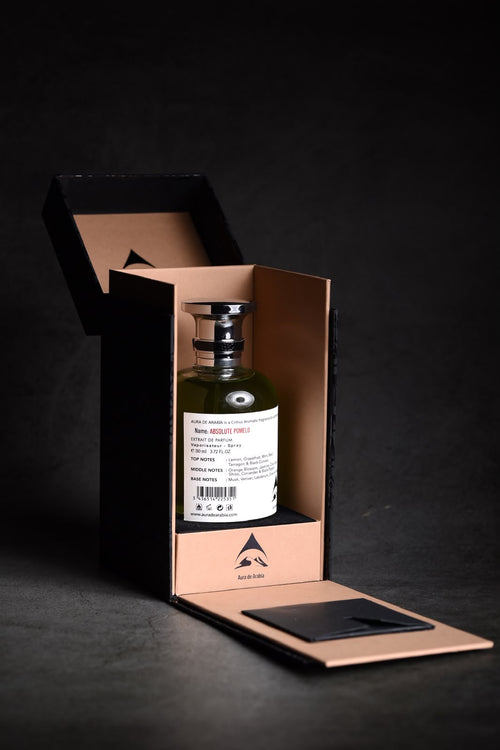 ABSOLUTE POMELO bottle in box