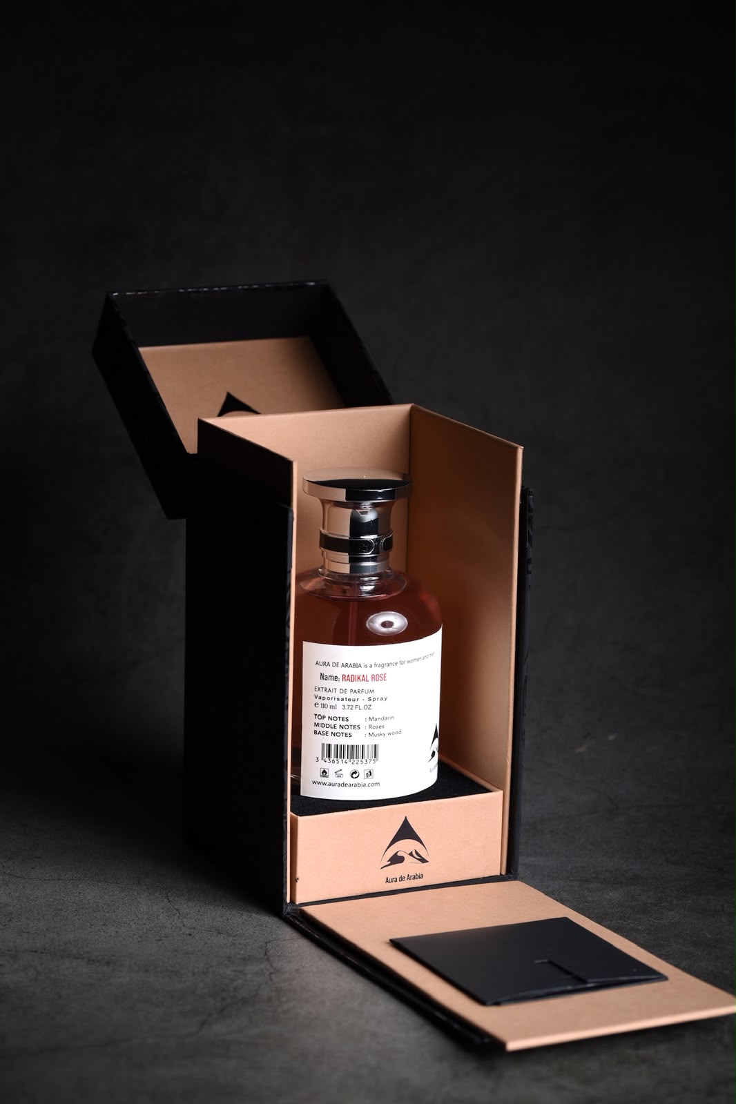 RADIKAL ROSE bottle in box