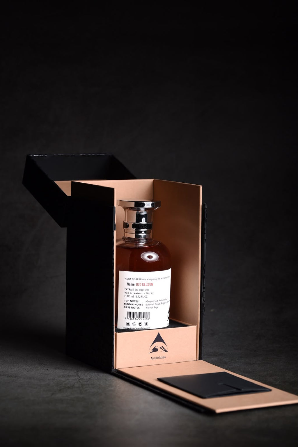 OUD ILLUSION bottle in box